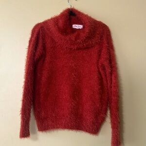Pink Rose M  Fuzzy sweater
